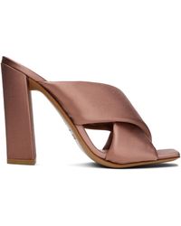 Paris Texas - Sandales à talon bottier dafne roses - Lyst