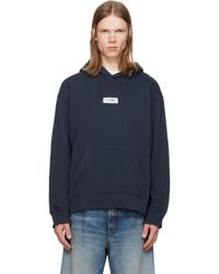 MM6 by Maison Margiela - Unbrushed Cotton Hoodie - Lyst