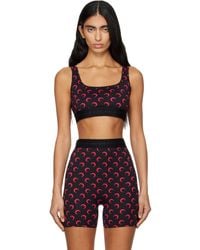 Marine Serre - Ssense Exclusive Recycled Moon Jersey Sport Bra - Lyst