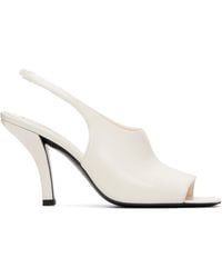 TOTEME - Contour Naplack Slingback Heeled Sandals - Lyst