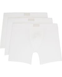 Skims - Three-Pack Cotton 5 Boxer Briefs - Lyst