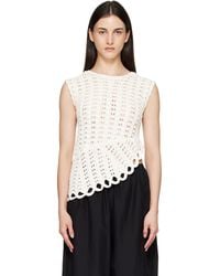 Loulou de Saison - Saez Ruffled Crochet Top - Lyst