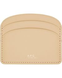 A.P.C. - Demi-Lune Card Holder - Lyst