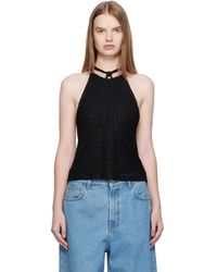 Christopher Esber - Imber Metallic Halter Top - Lyst