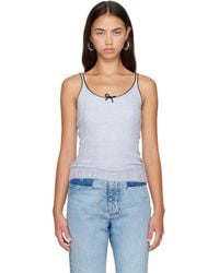 Acne Studios - Silk Knit Tank Top - Lyst