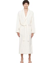 Tekla - Off- Terry Classic Bathrobe - Lyst