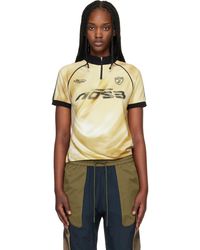 ANDERSSON BELL - Printed Football Zip-Up T-Shirt - Lyst
