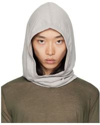 Rick Owens - Off- Concordians Knit Hood - Lyst