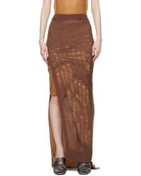 Rick Owens - Porterville Spider Ziggy Maxi Skirt - Lyst