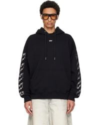 Off-White c/o Virgil Abloh - Chain Arrow Diagonal Skate Hoodie - Lyst