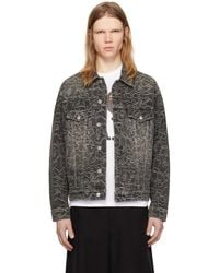 A Bathing Ape - Line Camo Jacquard Denim Jacket - Lyst