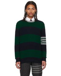 Thom Browne - Green 4-bar Sweater - Lyst