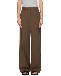 Matteau - Brown Tailored Trousers - Lyst