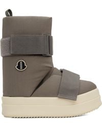 Rick Owens - Moncler + Low Splint Boots - Lyst