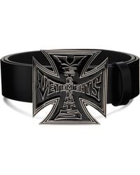 Vetements - Biker Cross Logo Jumbo Belt - Lyst