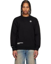 Aape By A Bathing Ape - Pull Molletonné Noir À Logos Aapenow Et Moonface - Lyst