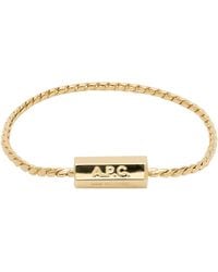 A.P.C. - Angle Bracelet - Lyst