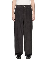 Ami Paris - Cotton Large Fit Trousers - Lyst