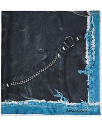 Acne Studios - Printed Silk Scarf - Lyst