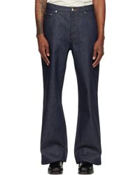 A.P.C. - Jean Aaron Bleu Marine - Lyst