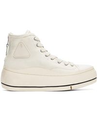 R13 - Off-white Kurt Sneakers - Lyst