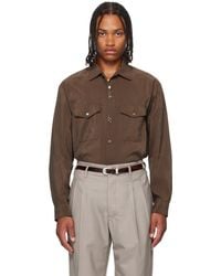 Lemaire - Convertible Collar Shirt - Lyst