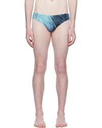 Jean Paul Gaultier - ブルー Printed Water スイムブリーフ - Lyst