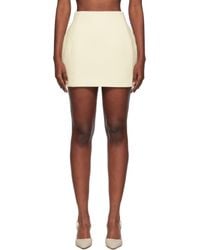 Wardrobe NYC - Off- Rosie Huntington-Whiteley Edition Sculpted Miniskirt - Lyst