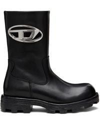 DIESEL - D-Hammer Ankle Boots - Lyst