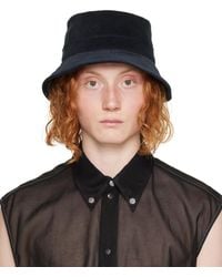 Jil Sander - Navy Corduroy Bucket Hat - Lyst
