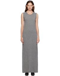 LE17SEPTEMBRE - グレー ニット マキシワンピース - Lyst