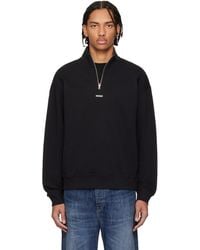 HUGO - Cotton Terry Logo-Print Sweatshirt - Lyst