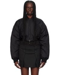 Wardrobe NYC - Crop Reversible Down Bomber Jacket - Lyst
