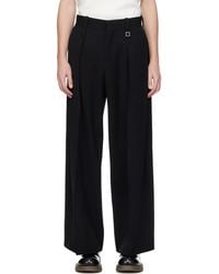 WOOYOUNGMI - Two Tuck Wide Trousers - Lyst