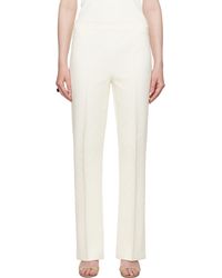 High Sport - Ssense限定 Bridalカプセルコレクション Long Kick トラウザーズ - Lyst