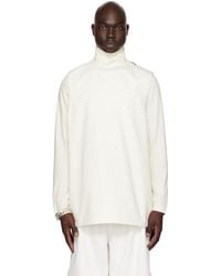 Jil Sander - ホワイト エンボスロゴ デニム タンクトップ - Lyst