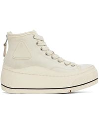 R13 - Off- Kurt High Top Sneakers - Lyst