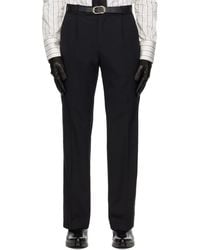 Ernest W. Baker - Pleated Straight Fit Trousers - Lyst
