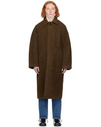 Amomento - Manteau brun à manches raglan - Lyst