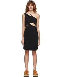 Givenchy - Black Asymmetric Cocktail Dress - Lyst