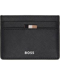 BOSS - Foil-Emed Logo Card Holder - Lyst