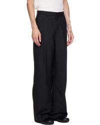 Kiko Kostadinov Klees Embroidery Trousers in Black for Men | Lyst