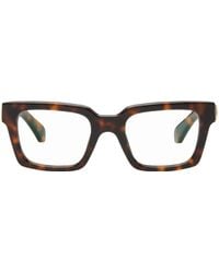 Off-White c/o Virgil Abloh - Brown Optical Style 72 Glasses - Lyst