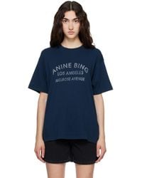 Anine Bing - Cade 'Melrose' Stencil T-Shirt - Lyst
