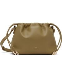 A.P.C. - カーキ ミニ Ninon バッグ - Lyst