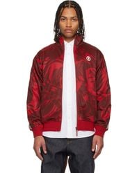 Aape By A Bathing Ape - 'Aapenow' Moonface Camo Zip-Up Track Jacket - Lyst