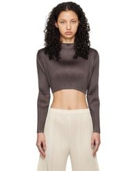 Pleats Please Issey Miyake - Gray Monthly Colors January Turtleneck - Lyst