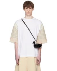 Simone Rocha - ホワイト Trapped レース パッチワーク Tシャツ - Lyst