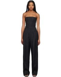 Stella McCartney - Black Corset Jumpsuit - Lyst