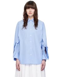 3.1 Phillip Lim - Blue Oversized Shirt - Lyst